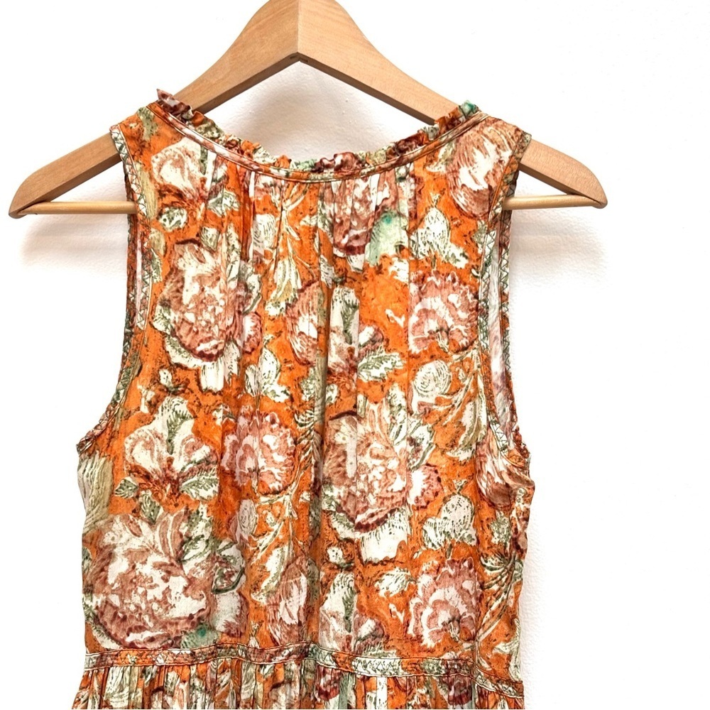 Peruvian Connection Matanzas Tank Dress Floral Flowy Bohemian Summer Size 8 - Picture 10 of 15